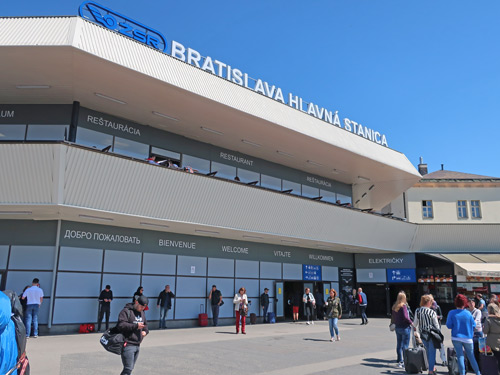 Hlavná Stanica Train Station, Bratislava Slovakia